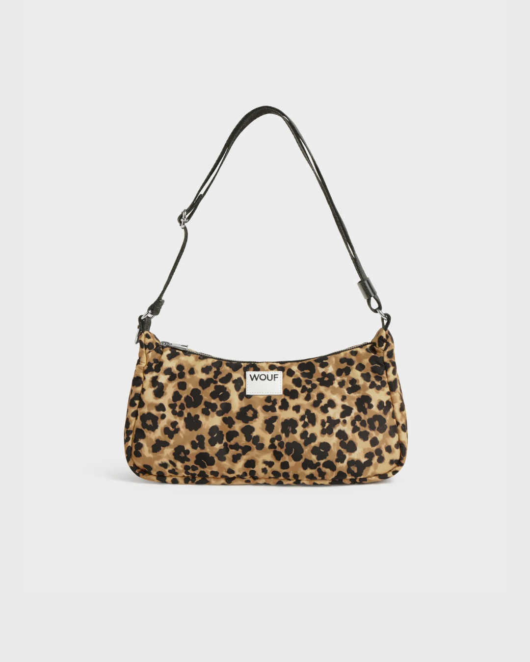 Sac porté épaule Feline léopard en tissu recyclé – pratique, déperlant et durable avec bandoulière réglable et poche intérieure