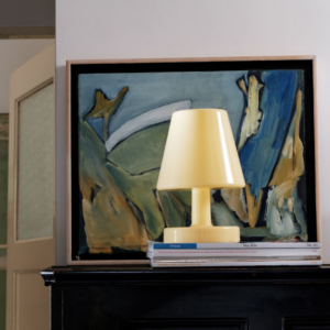 Lampe Edison The Ambiance Soft Yellow sans fil, design pastel jaune et lumière réglable