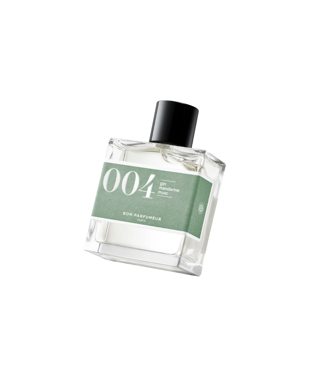 Eau de parfum Bon Parfumeur 004 – Gin, Mandarine et Musc, flacon 30 ml, cologne fraîche et vivifiante fabriquée en France.