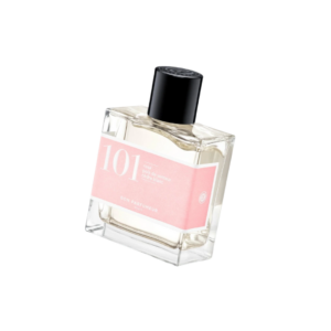 Eau de parfum Bon Parfumeur 101 – Rose de Damas, Pois de Senteur et Cèdre, flacon 100 ml, parfum floral et contemporain.