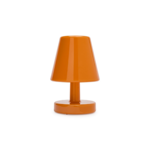 Lampe Edison The Ambiance Soft Orange sans fil, design pastel orange et lumière réglable