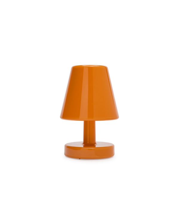 Lampe Edison The Ambiance Soft Orange sans fil, design pastel orange et lumière réglable