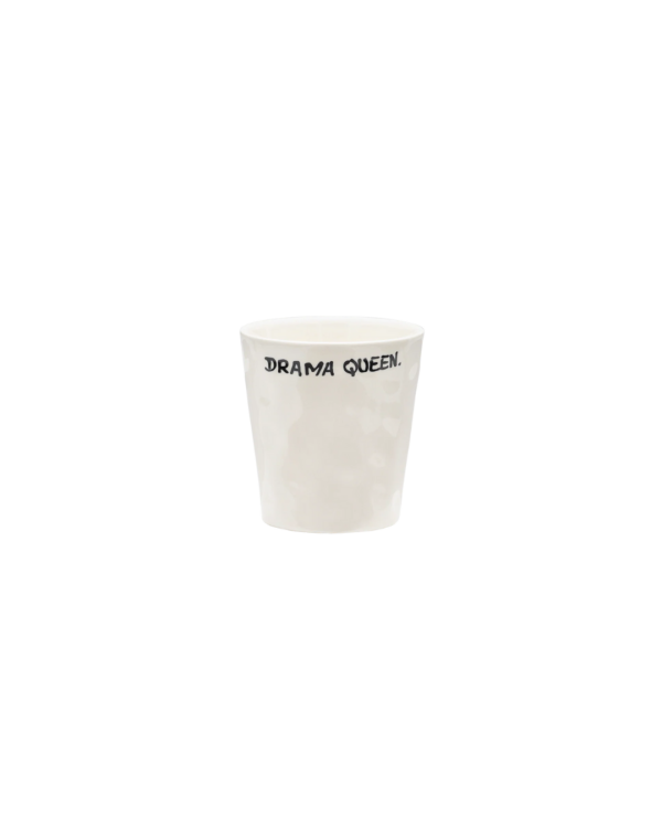 Tasse en céramique Drama Queen – mug original fait main pour café et cappuccino