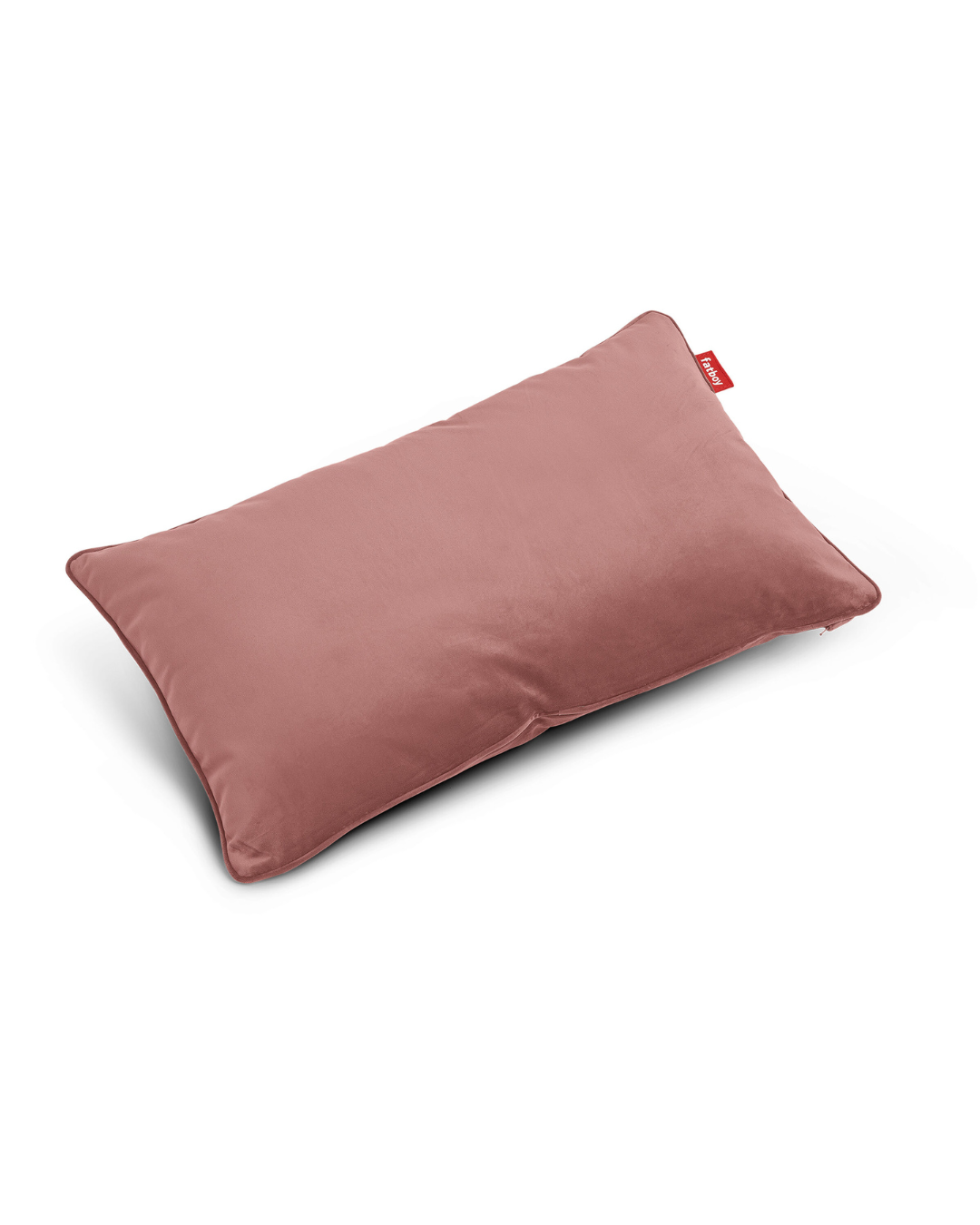 Coussin rectangle velours recyclé Rose Quartz en polyester 100 % recyclé avec rembourrage écoresponsable