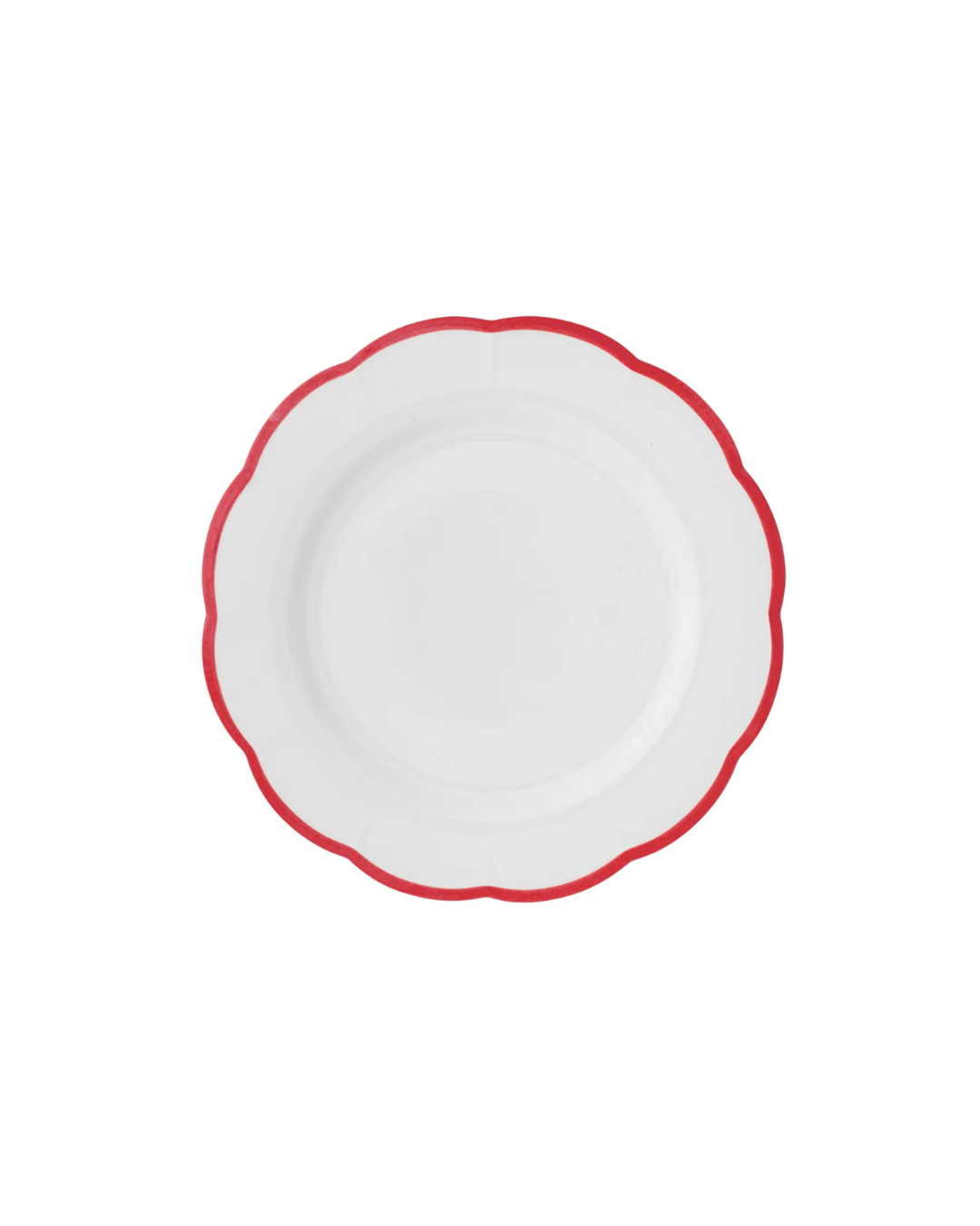 Assiette creuse Bitossi Home en pierre de fer avec bordure, diamètre 22,8 cm – vaisselle italienne élégante et durable.