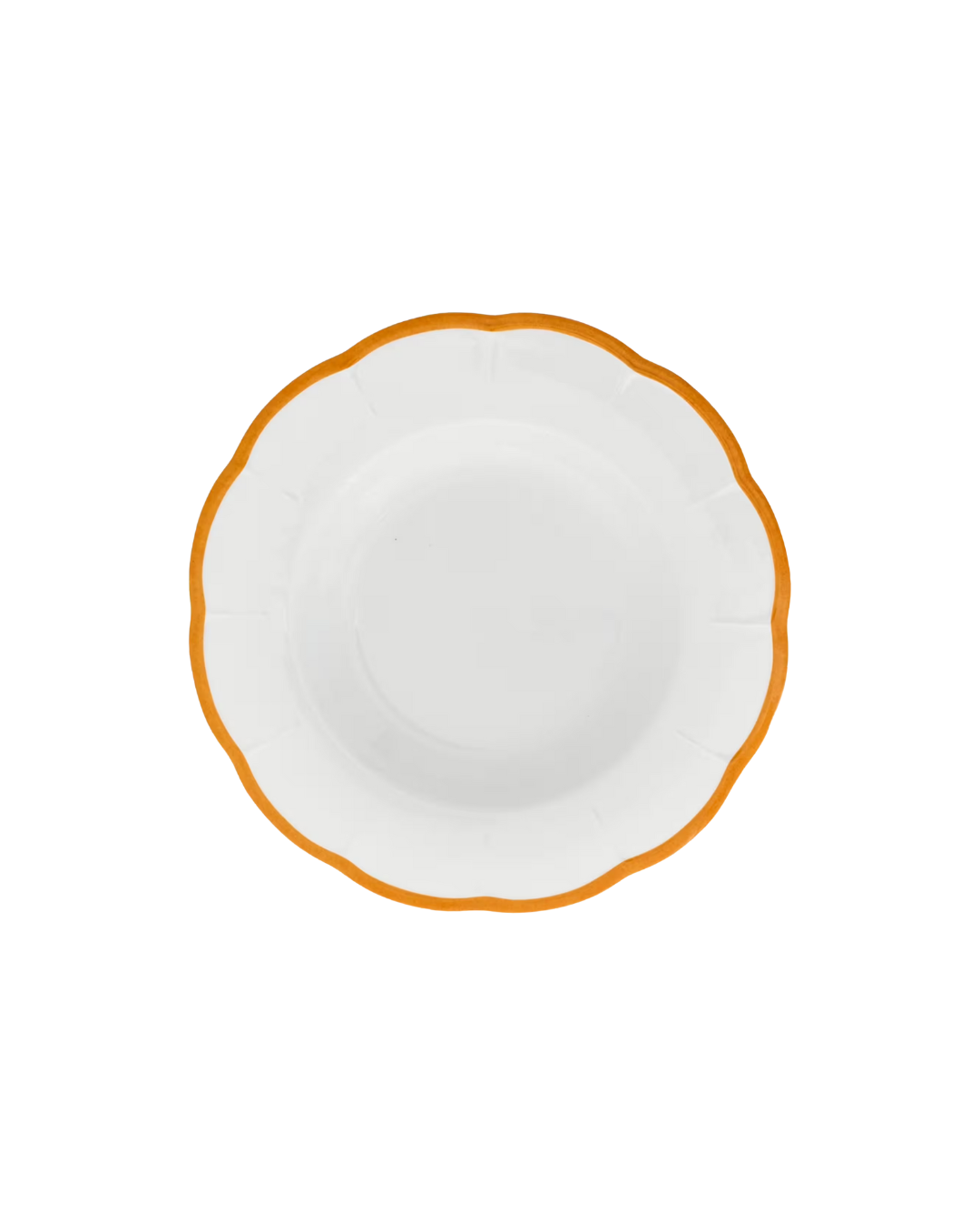 Assiette creuse Bitossi Home en pierre de fer avec bordure, diamètre 22,8 cm – vaisselle italienne élégante et durable.