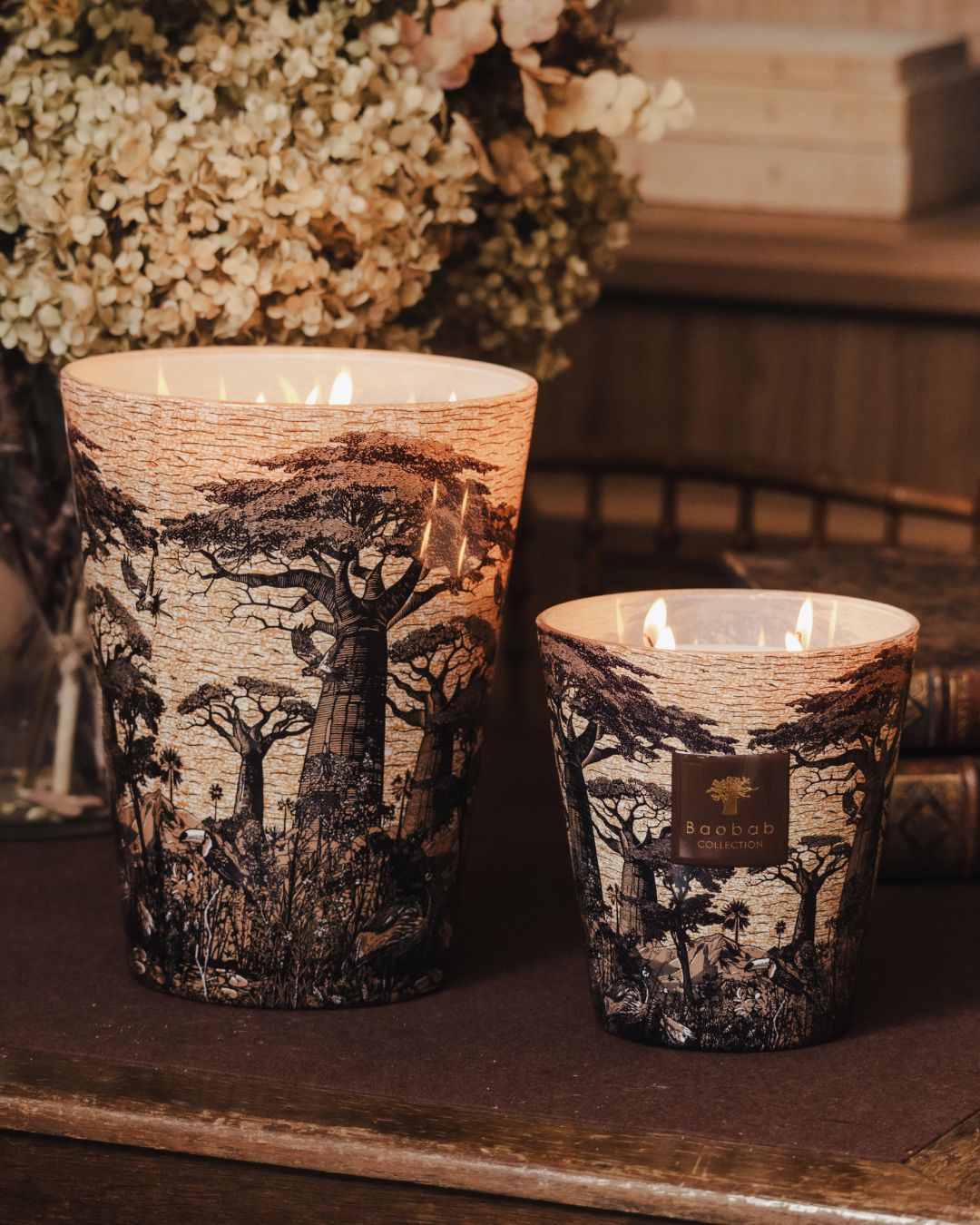 Bougie parfumée Baobab Sacred Trees Mankono Max 24 décor Uniwax.