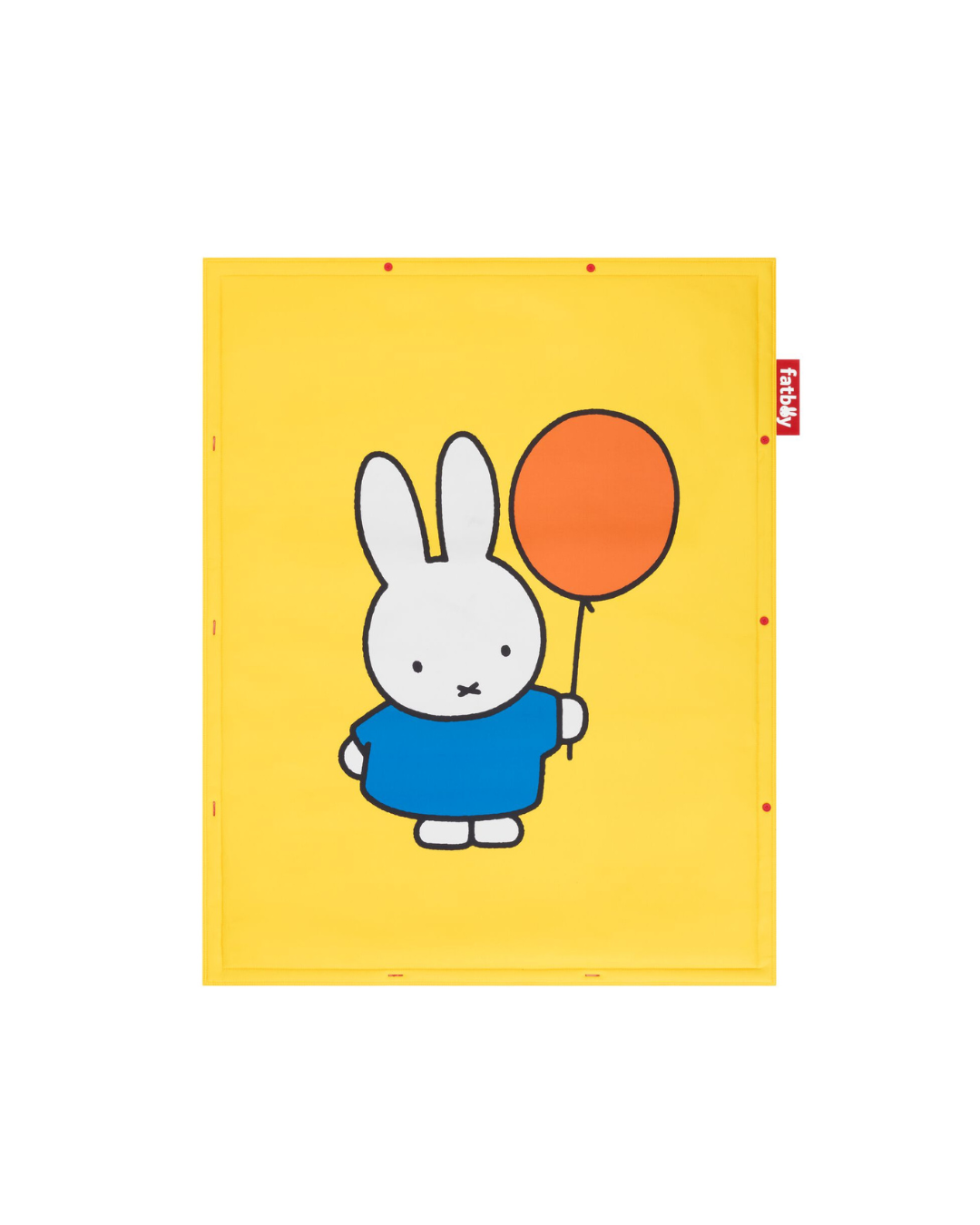 Tapis Flying Carpet x Miffy Fatboy en polyester recyclé avec imprimé Miffy – antidérapant, résistant et modulable