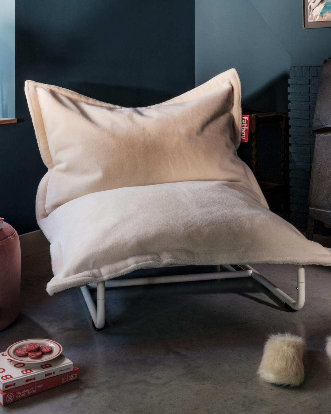 Beanbase Fatboy – cadre en acier laqué pour transformer un pouf Original en fauteuil lounge