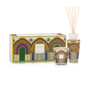 Coffret cadeau My First Baobab Marrakech avec bougie et diffuseur parfumés.