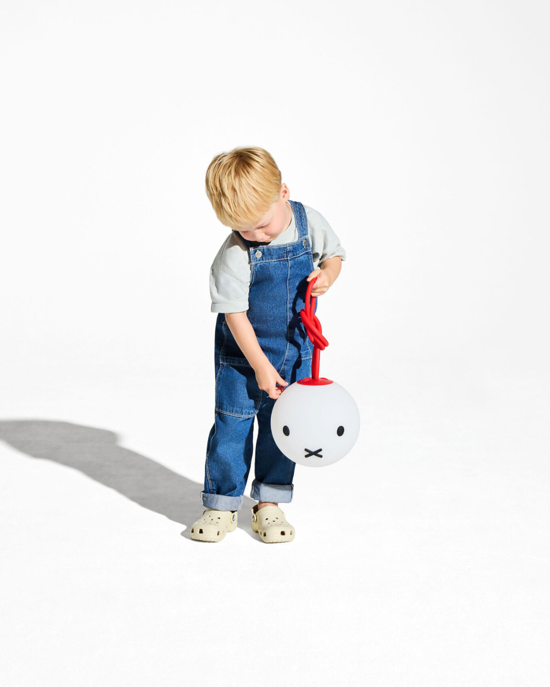 Lampe Bolleke x Miffy Fatboy rechargeable avec boucle souple et imprimé Miffy