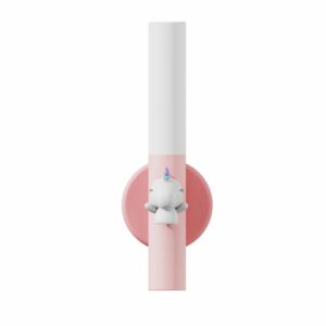 Lampe enfant ZOO Licorne rose 3-en-1 rechargeable en silicone souple de Zoo Family.