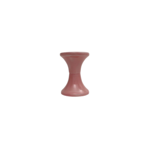 Patère murale Tam Tam rose pâle en forme de mini tabouret design, accessoire décoratif et fonctionnel