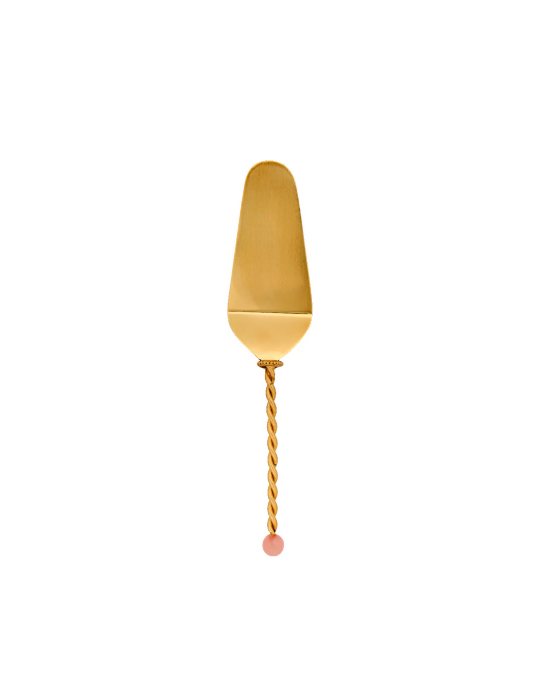 Pelle à gâteau Bitossi Home en acier doré, 27,5 cm – accessoire de service élégant et raffiné pour vos desserts.