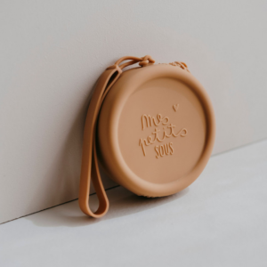 Porte-monnaie enfant en silicone Zakuw avec fermeture zippée et poignée de transport