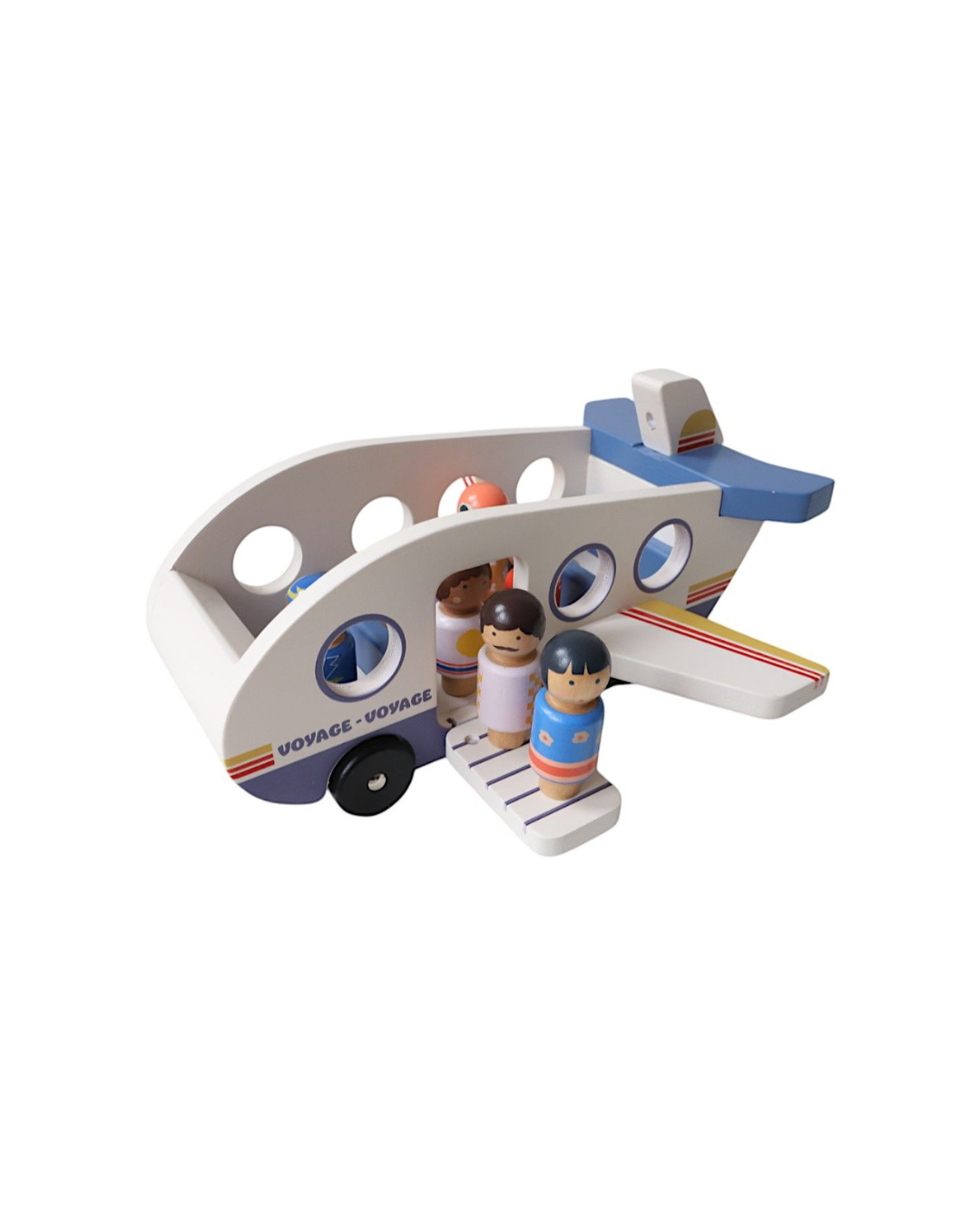 Avion Voyage Voyage – Jouet en bois écoresponsable dès 18 mois | Développe imagination & motricité