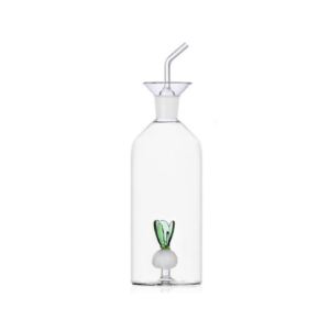 Huilier Ichendorf Milano Vegetables – Bouteille d’huile en verre avec oignon – 24 cm