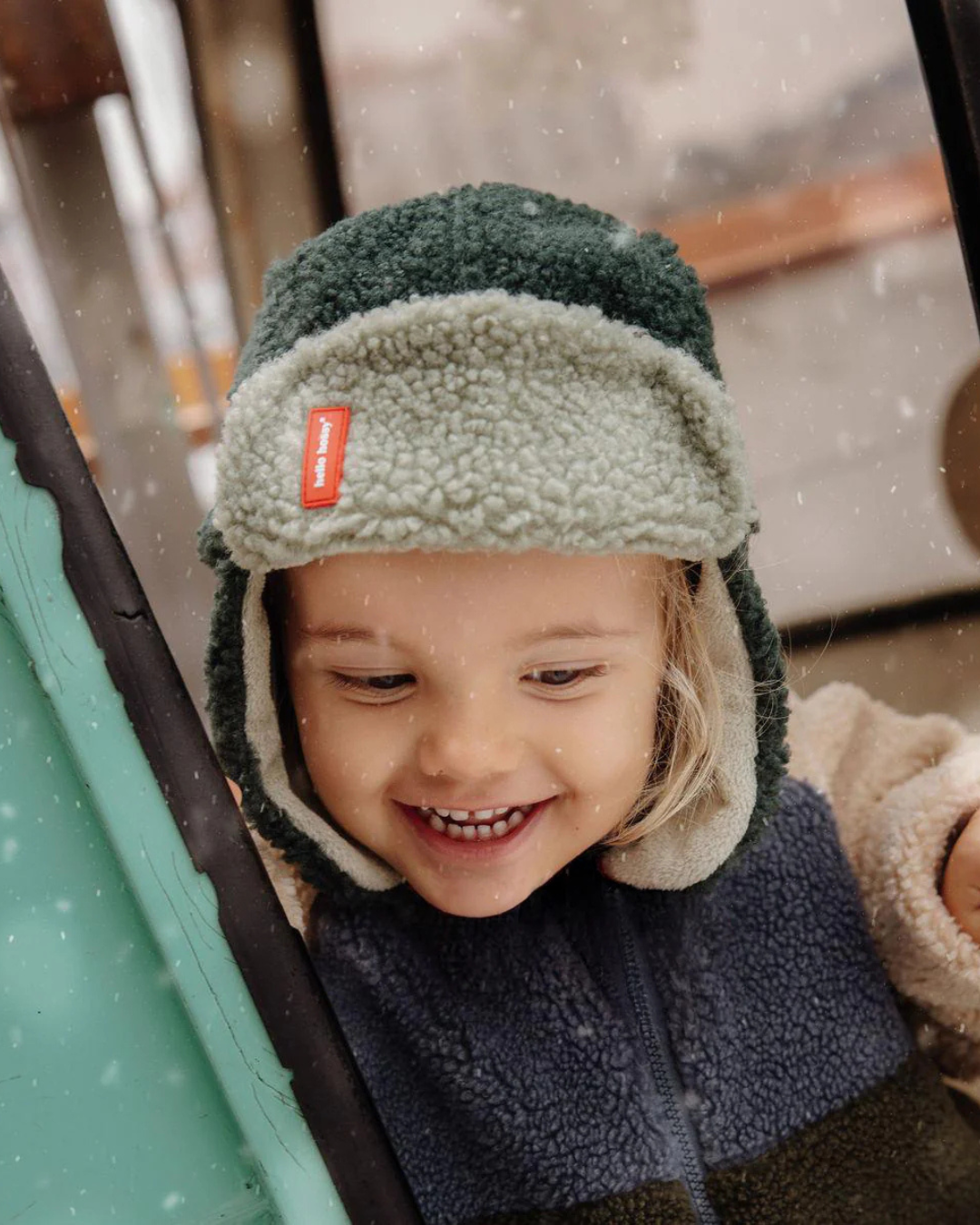 Chapka Cozy Neo pour bébé et enfant dès 9 mois, effet moumoute avec doublure polaire, certifiée Oeko-Tex