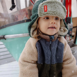 Chapka Cozy Neo pour bébé et enfant dès 9 mois, effet moumoute avec doublure polaire, certifiée Oeko-Tex