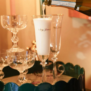 Flûte à champagne DRY JANUARY Anna + Nina en cristal – verre design lavable au lave-vaisselle