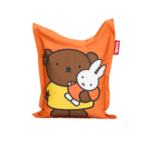 Pouf enfant géant Fatboy Junior x Miffy Boris – Orange – 100x130 cm