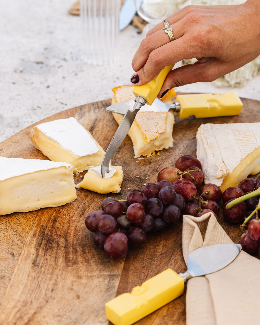 Lot de couverts à fromage avec manches en forme de fromage – accessoires originaux pour plateau de fromages