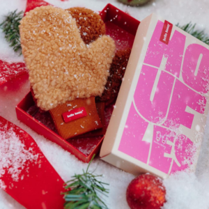 Moufles Heaty Sven pour enfants en moumoute bicolore avec doublure polaire chaude – accessoires hiver bébé dès 1 an