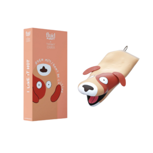 Gant de cuisine chien design Tiffany Cooper, accessoire de cuisine ludique