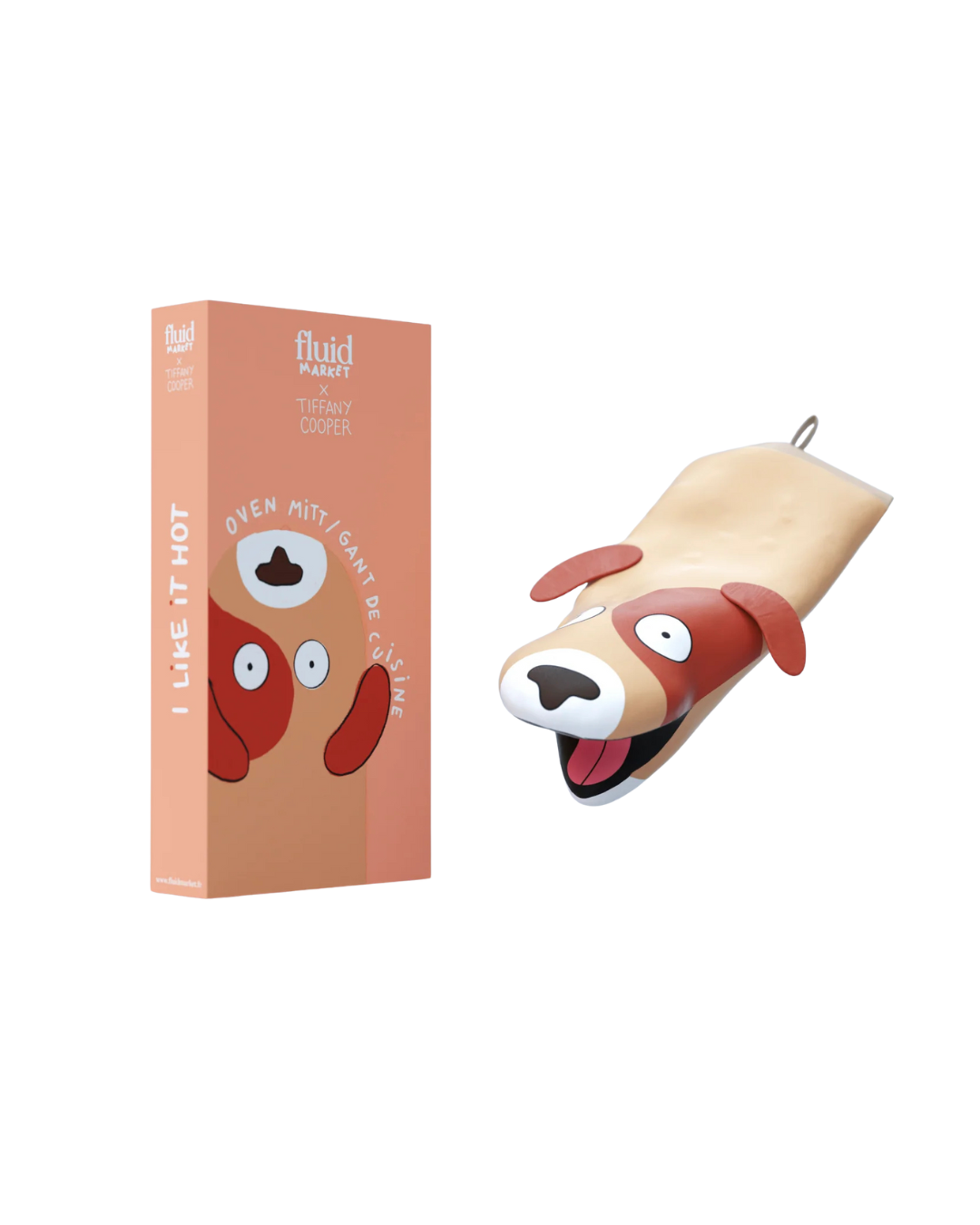 Gant de cuisine chien design Tiffany Cooper, accessoire de cuisine ludique