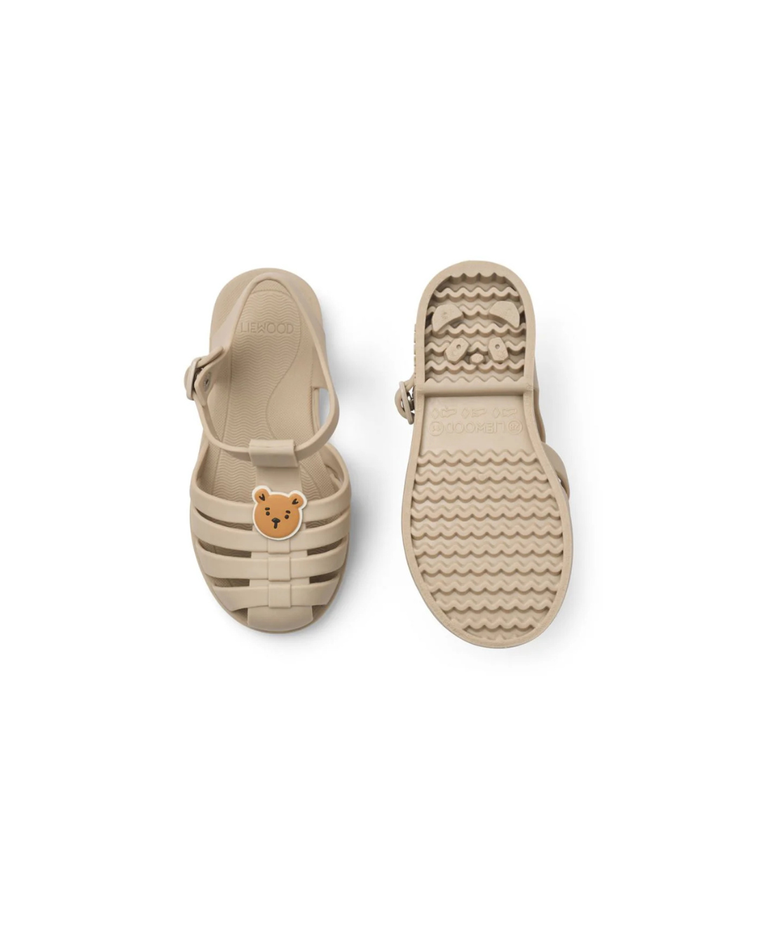 Sandales enfant BRE charms ours beige sandy