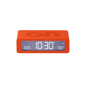 Réveil Flip Mini Classic Lexon orange réversible