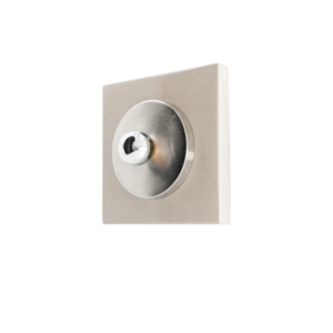 Applique Marta céramique crème émail craquelé