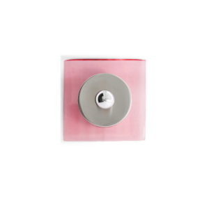 Applique murale Marta rose en pâte de verre