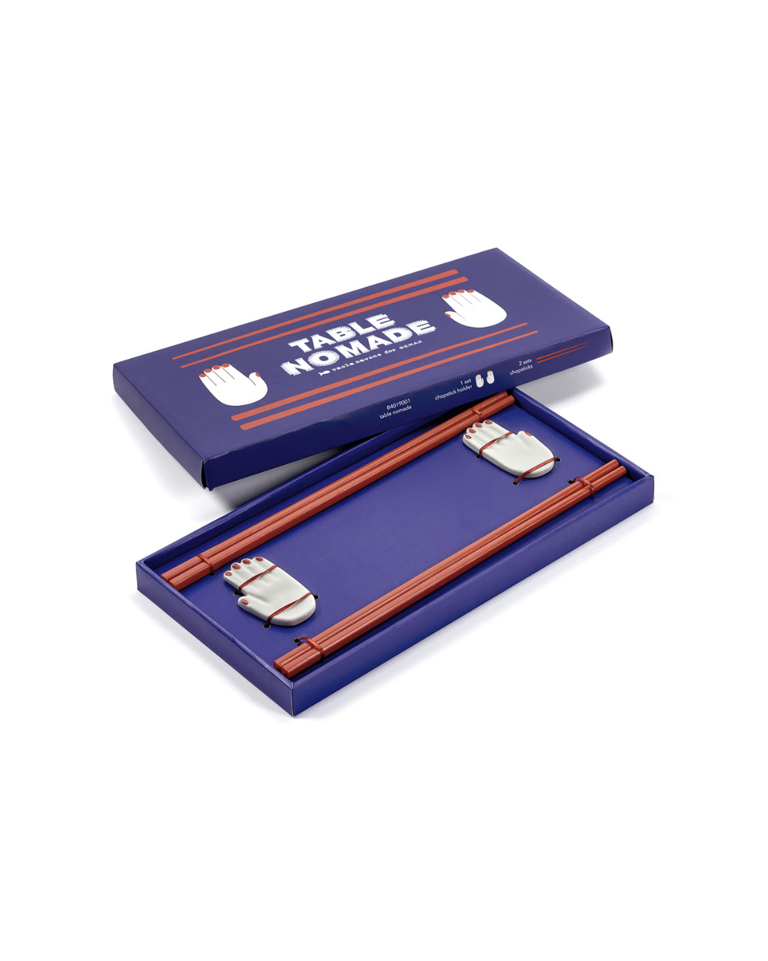 Set baguettes et porte-baguettes mains Paola Navone Serax