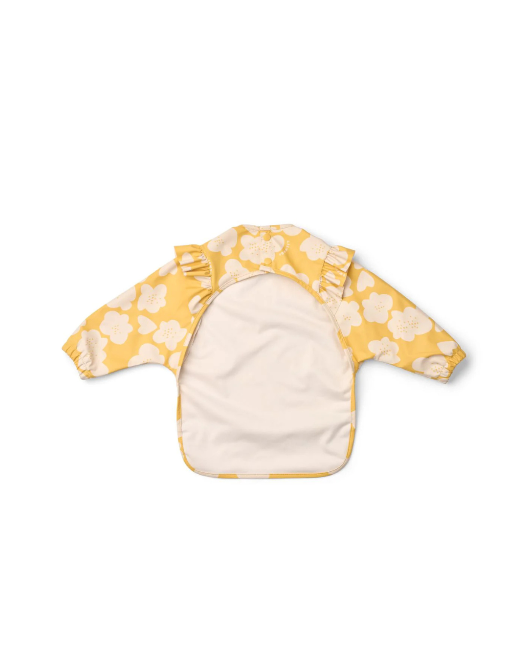 Bavoir manches longues bébé fleur citron imperméable