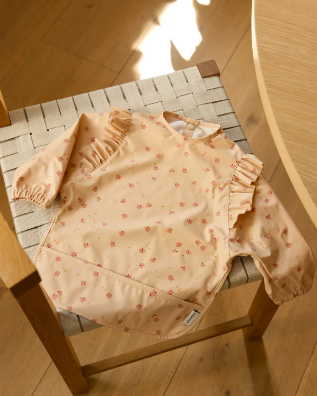 Bavoir manches longues bébé papillons imperméable