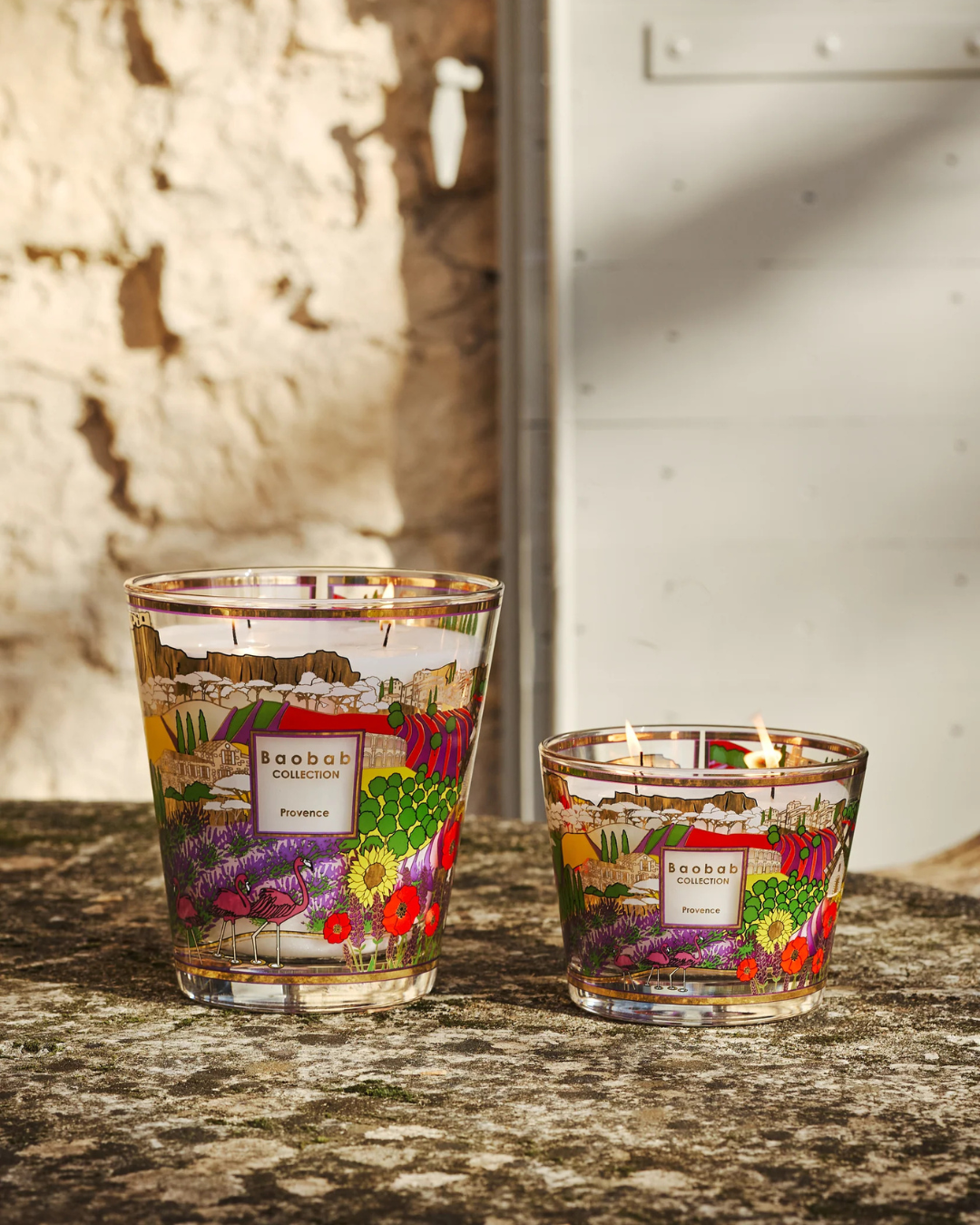 Bougie luxe XXL Provence lavande fenouil ambre décoration intérieure