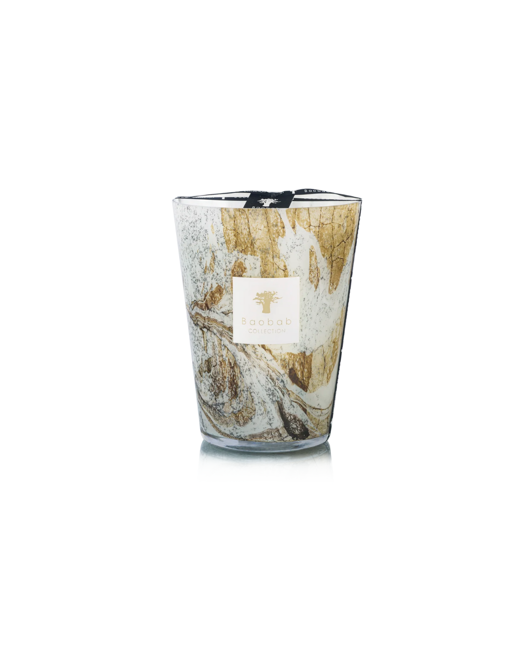 Bougie parfumée Naïs MAX 24 Baobab verre soufflé luxe
