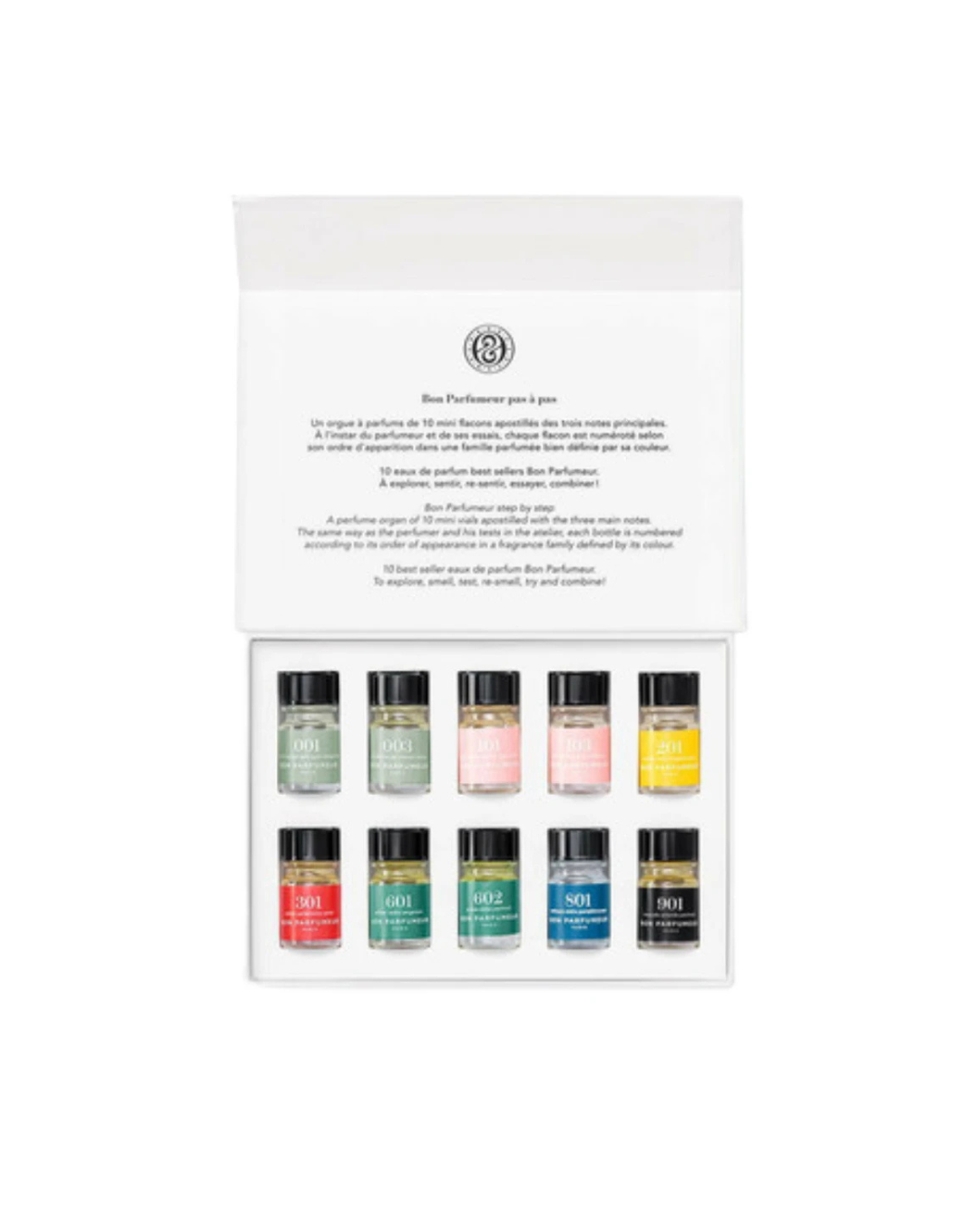 Coffret découverte 10 mini parfums Bon Parfumeur best sellers