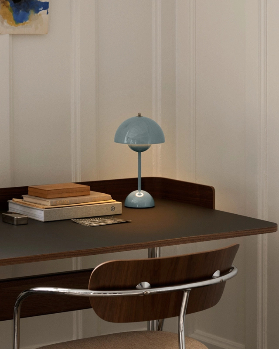 Lampe Flowerpot VP9 portable design Verner Panton