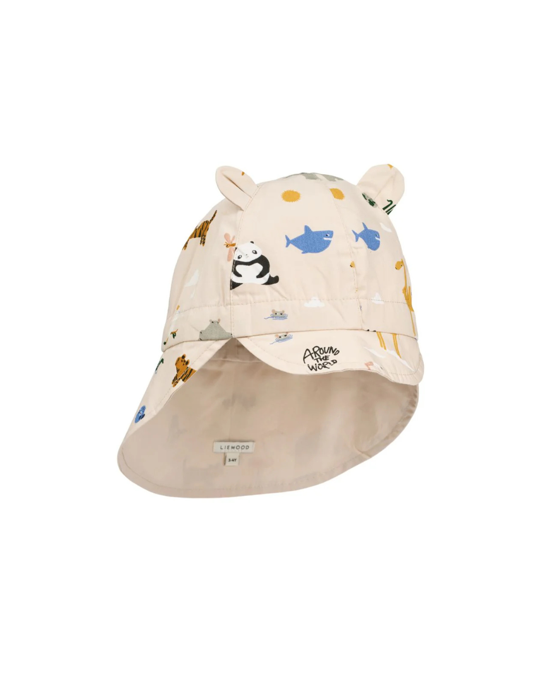 Chapeau de soleil enfant réversible coton bio