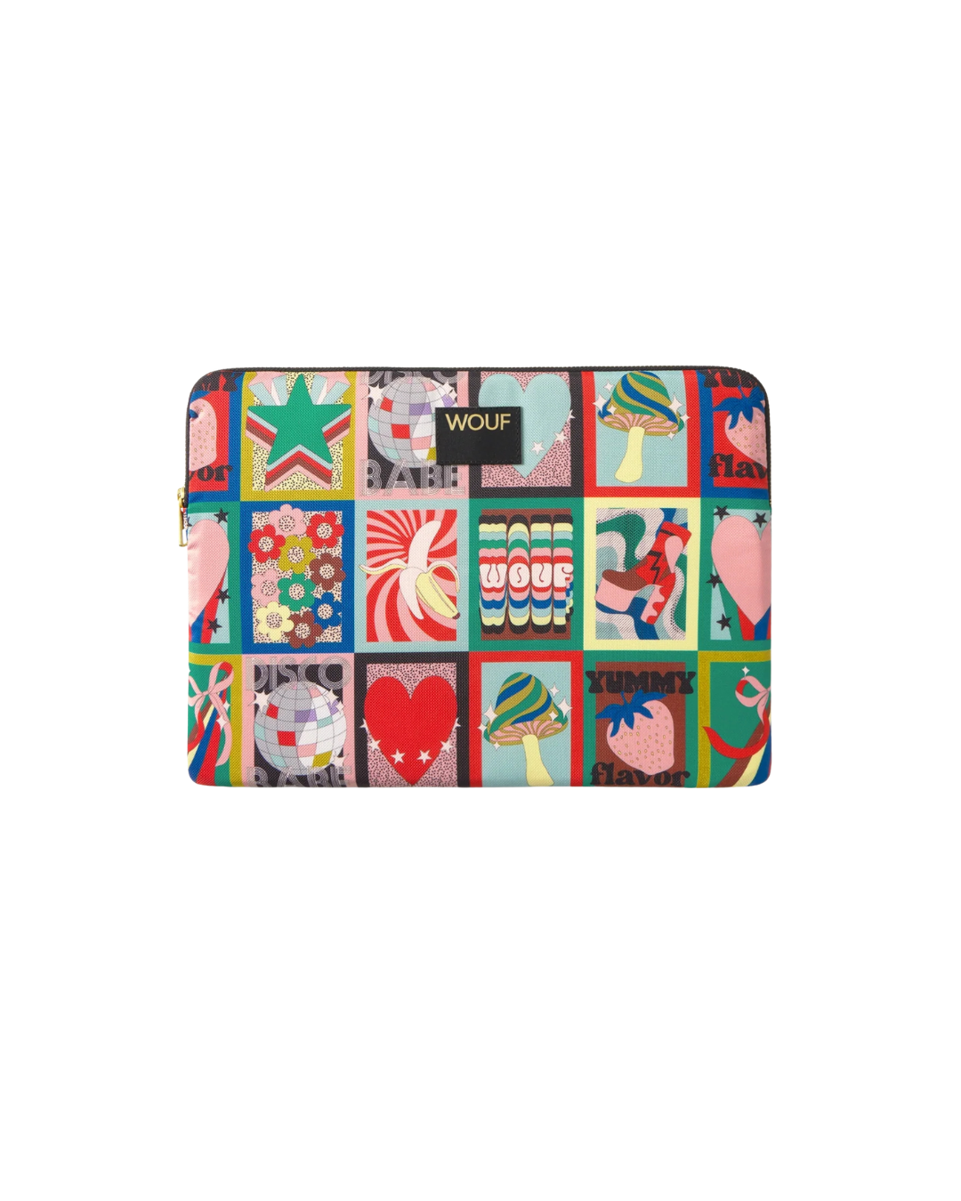 Housse ordinateur Discobabe 13 et 14 pouces en polyester recyclé