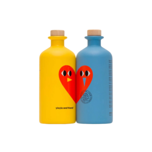 Coffret huile d’olive extra vierge récolte d’amour 2x500ml Crète