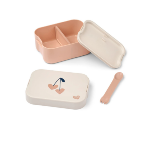 Boîte repas enfant Kamil cœurs lunch box compartimentée