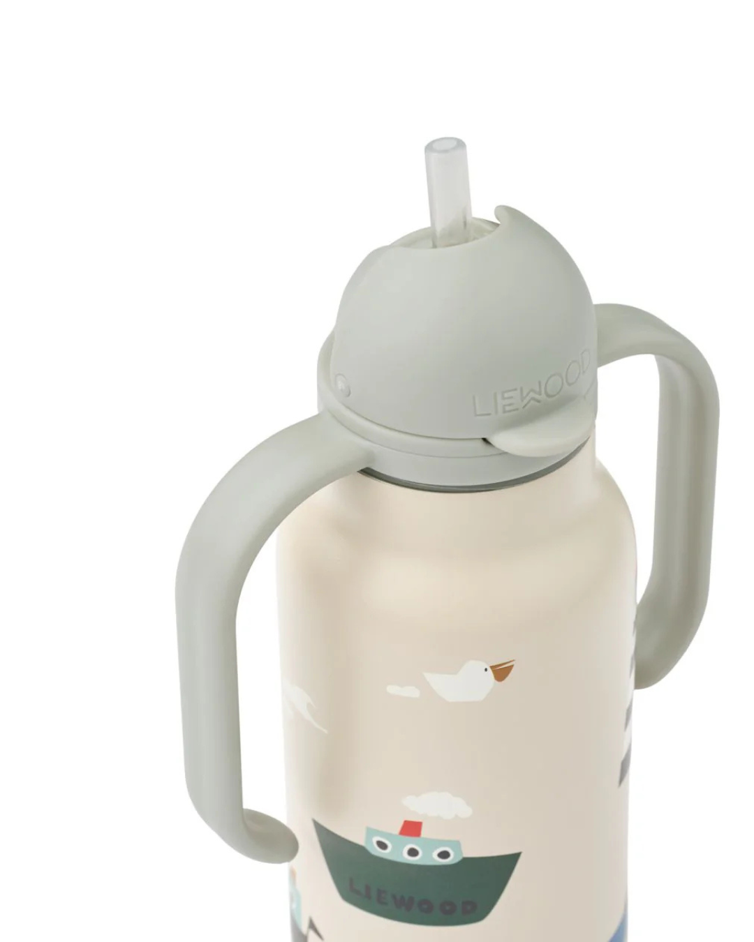 Gourde enfant Kimmie bateaux 250 ml inox avec poignées