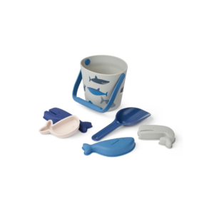 Kit de plage GILMA requin bleu silicone enfant