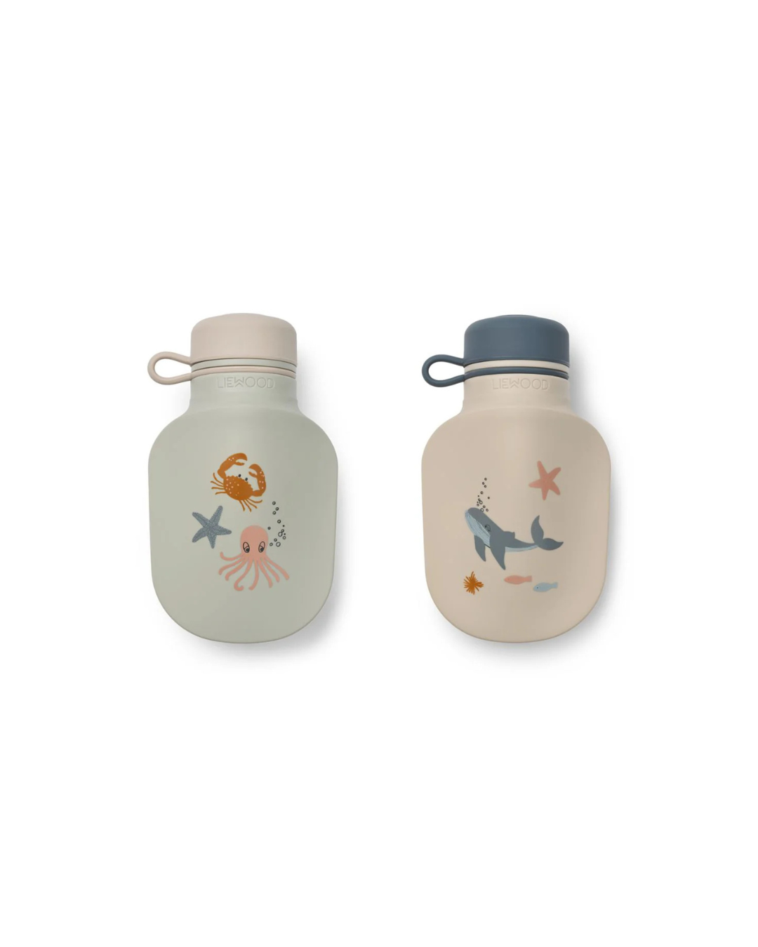 Gourdes souples bébé Lizzie créatures marines silicone