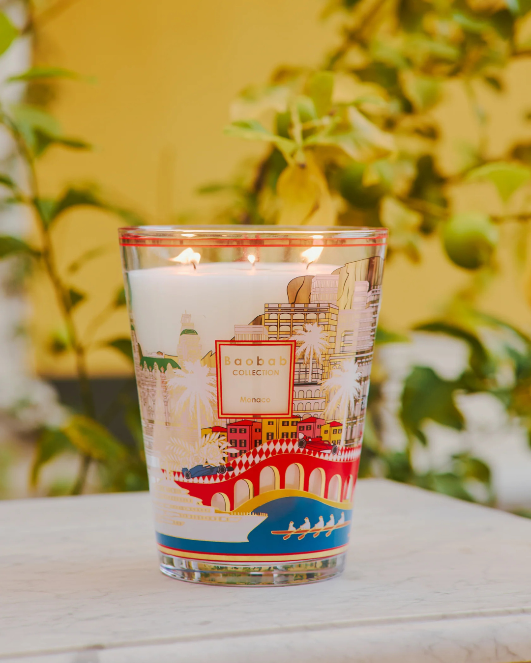 Bougie parfumée MAX 24 Monaco – Édition Belle Époque & Grand Prix | 5 mèches 24 cm