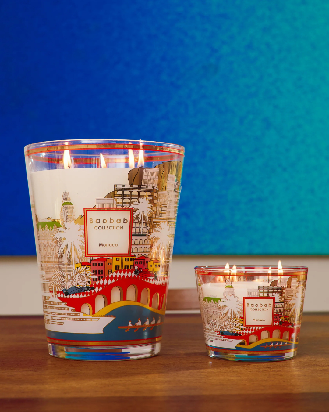 Bougie parfumée MAX 24 Monaco – Édition Belle Époque & Grand Prix | 5 mèches 24 cm