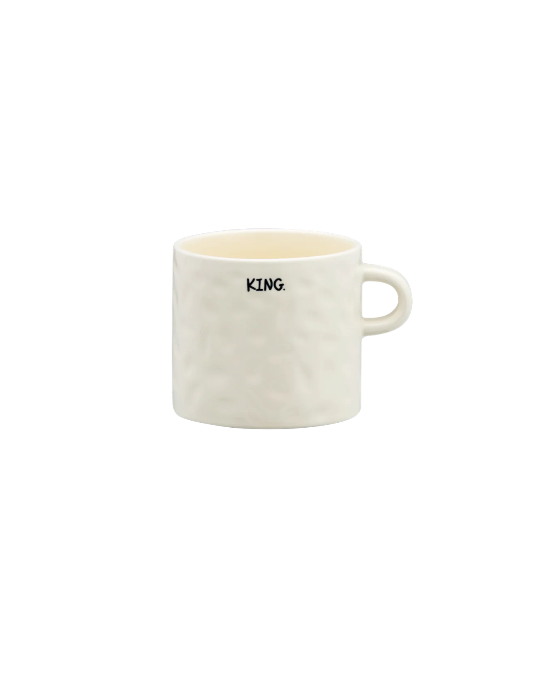 Mug King en céramique design royal pour café ou thé
